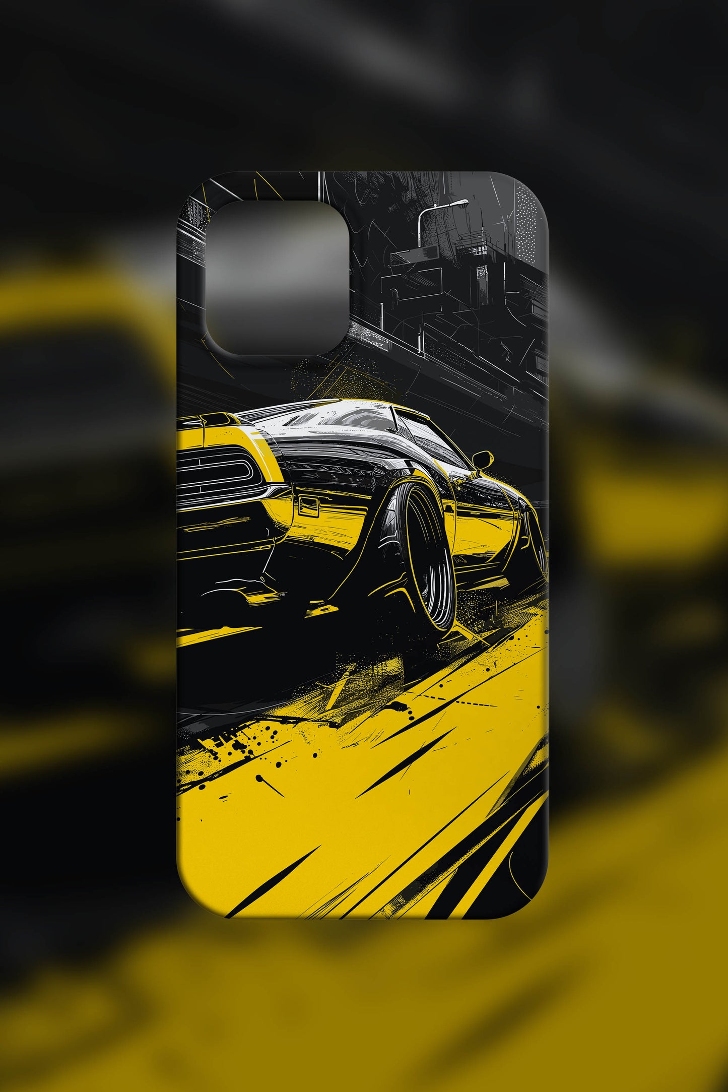 YELLOW DODGE Case