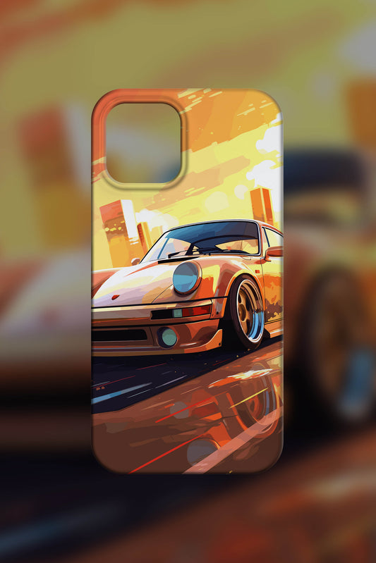 YELLOW RETRO PORSCHE Case